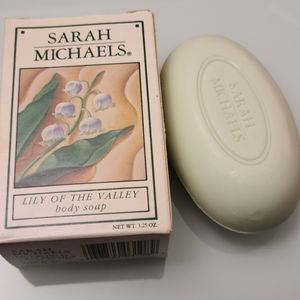 Sarah Michaels Lily of the Valley Bath Bar Soap VTG
